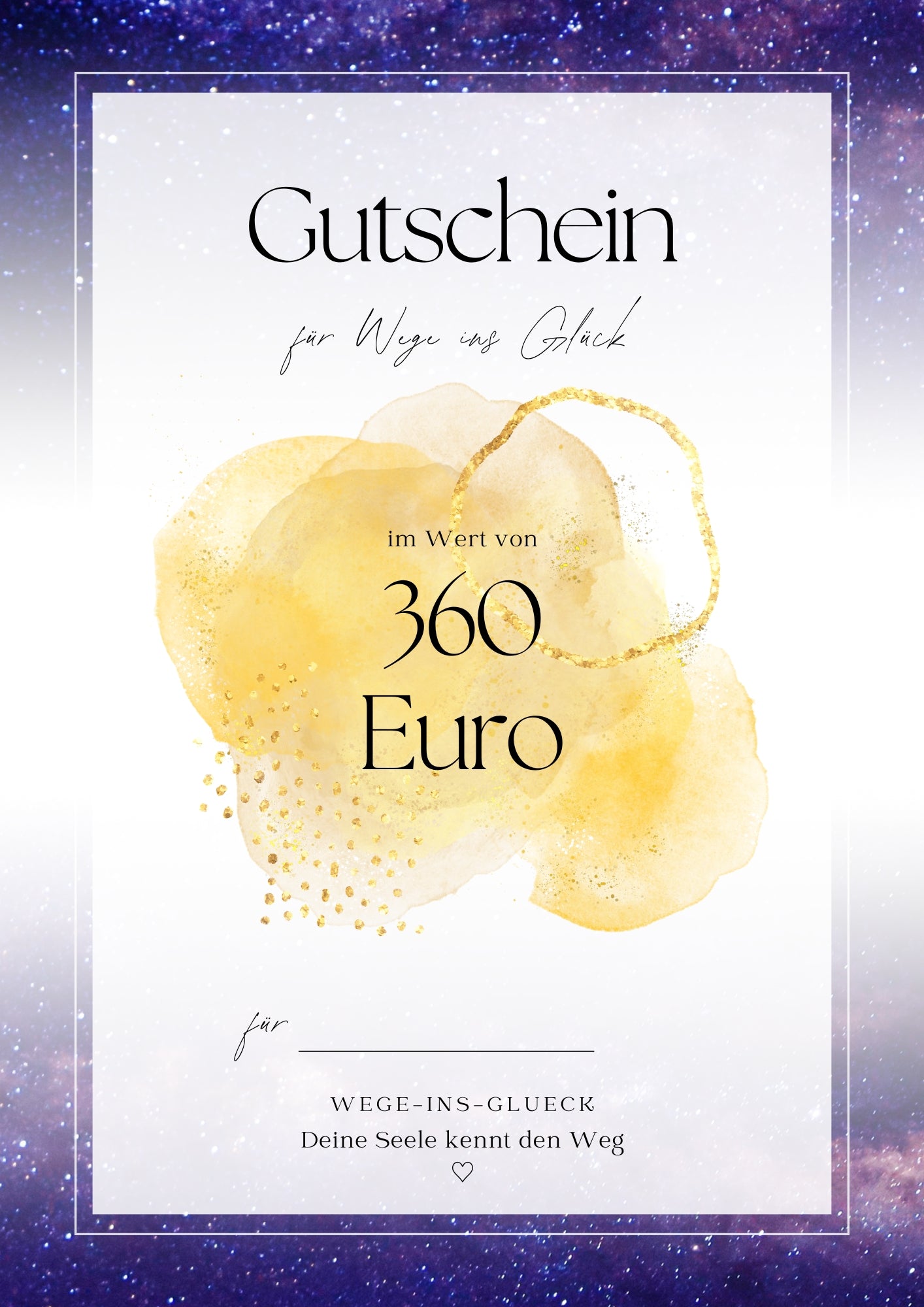 Gutschein - Wege ins Glück